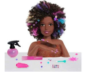 Sparkle Deluxe Styling Head-Afro Hair