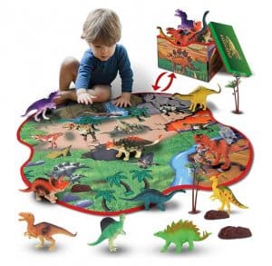 GILOBABY Kid Dinosaur Toys Figures Playset