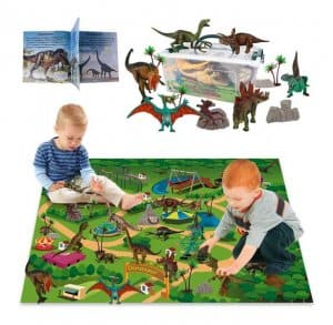 LOYO Dinosaur Toy Figure with Playmat