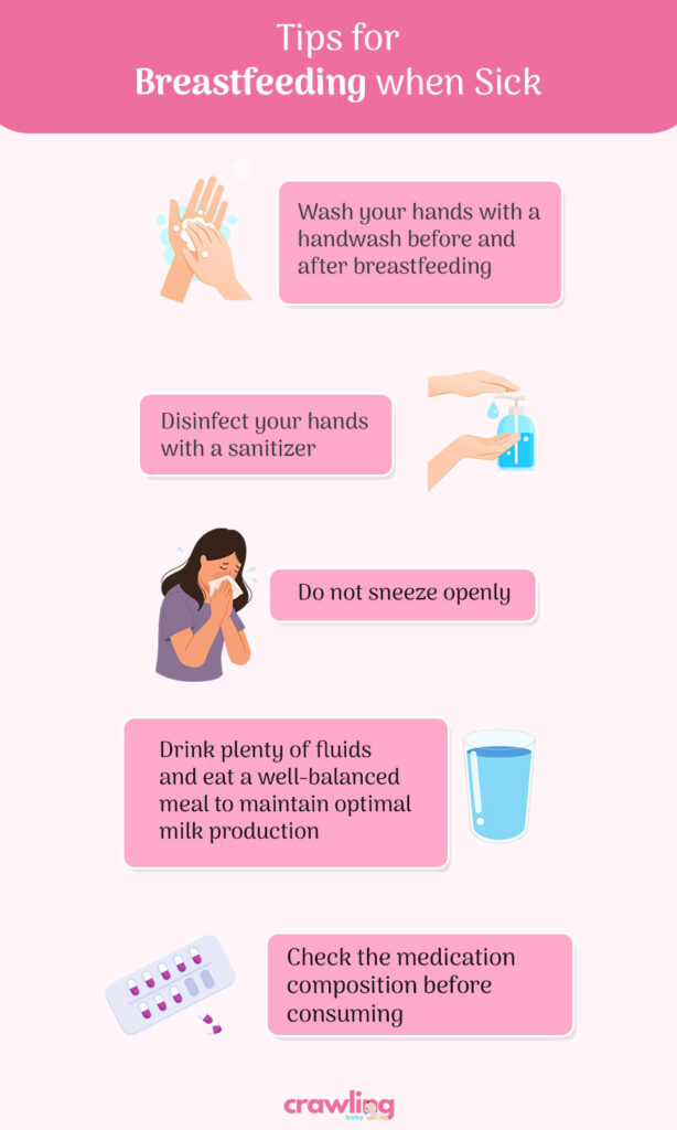 Tips For Breastfeeding When Sick
